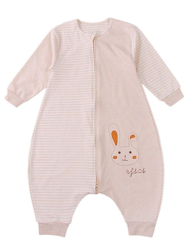 Little Kids Unisex Sleeping Bag Cotton Wearable Blanket Rabbit Romper 12M-3T - SophiasStyle.com